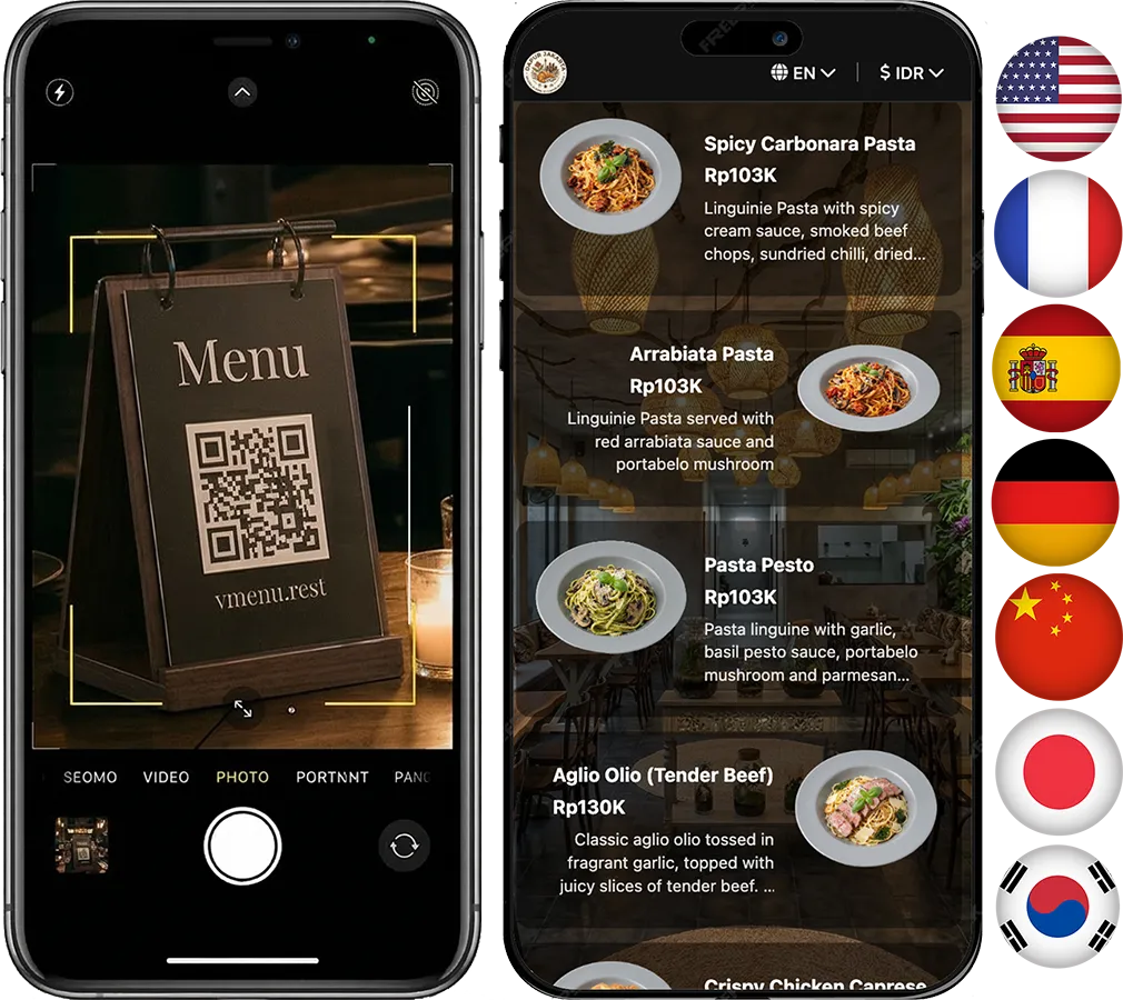 QR menu